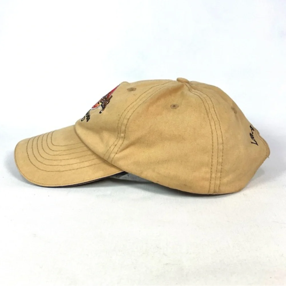 Hard Rock Cafe Cayman Islands 2010 Tan Strapback Hat OSFA